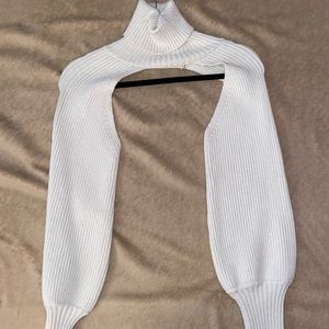 Zara sweater cut off